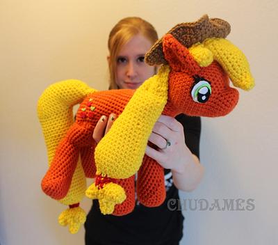 MLP AppleJack Amigurumi - Project by Chudames