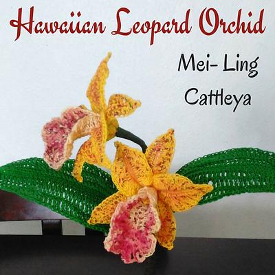 Hawaiian Leopard Orchid - Project by Flawless Crochet Flowers