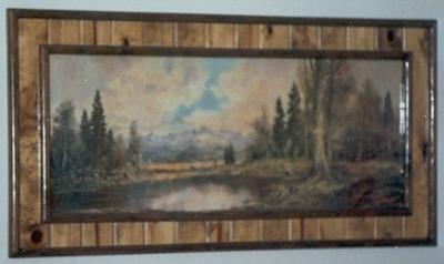 Rusitic Scenery Picture Frame - Project by Kelly