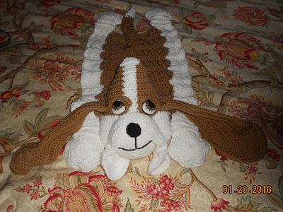 Basset Hound Blankie - Project by Charlotte Huffman