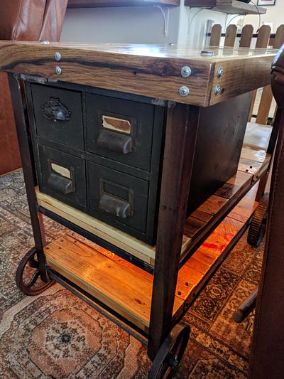 Steampunk Utility Side Table - Project by Justin 