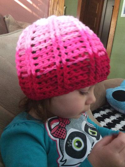 Avalanche beanie- valentines day version - Project by Dos Ganchos Craft