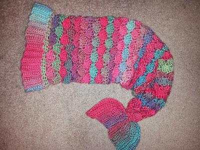 mermaid sleep sack - Project by KAKcrochet