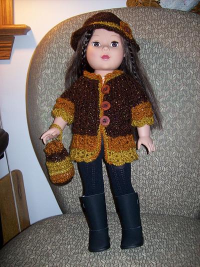 Feisty Browns Coat, Hat & Handbag - Project by Barb 