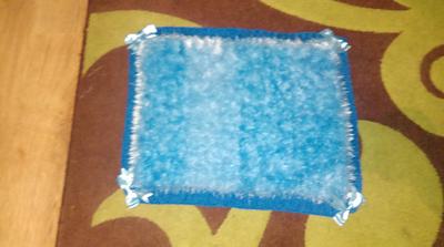 Baby fluffy blanket  - Project by CherylJackson