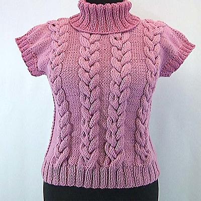 How to Knit Cable Vest. Video Tutorial - Project by ElenaRugalStudio