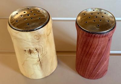 Salt and Pepper shakers - Project by Dave Polaschek