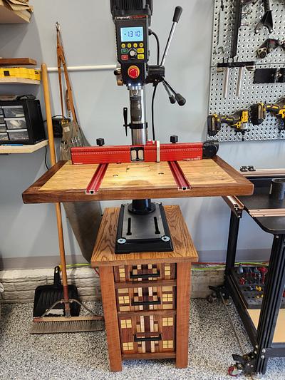 Dressing up my drill press - Project by Earl