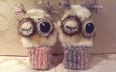 OWL MITTS - Project by Craftybear