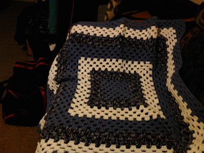 Granny Square Baby Blanket Boy - Project by Angi68