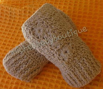 fingerless gloves - Project by michesbabybout