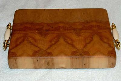 Bookmatched endgrain cutting board  - Project by Mark Michaels