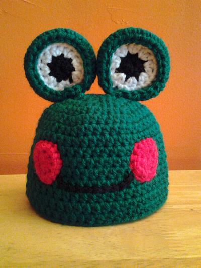 Frog - Hat, Diaper cover, mittens & Botties set - Project by Sherily Toledo's Talents