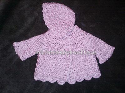 cardigan and matching hat - Project by michesbabybout