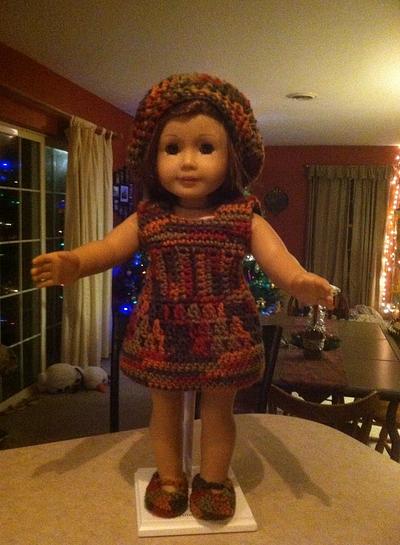 American girl doll clothes and beanie, shoes - Project by burnzygirl211