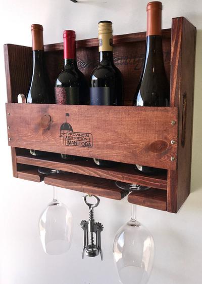Grape crate wine rack - Project by 122lake