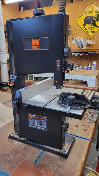 wen 9"bench top bandsaw  - review review by Pottz