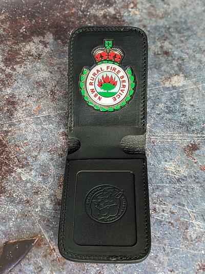 Badge Wallet  - Project by RMKleatherworks