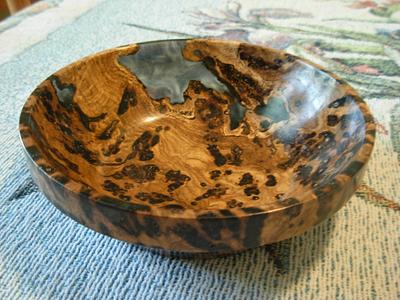 Holey Burl Bowl - Project by Jim Jakosh