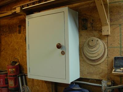 Supplies Cabinet for the Park Shop - Project by Jim Jakosh