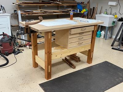 New bench - Project by Carey Mitchell