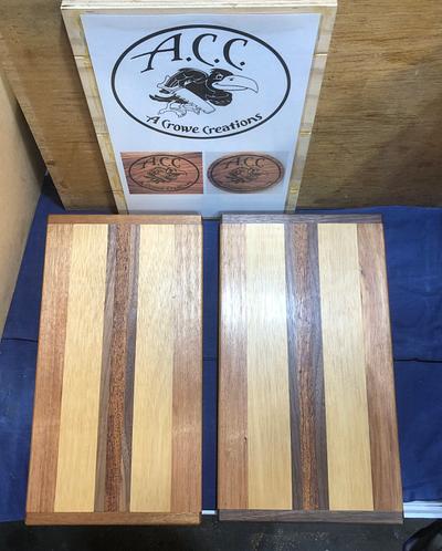 A “THANK YOU GIFT” for a friend - Cutting Boards - Project by crowie