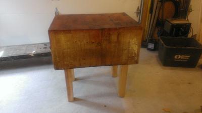 Butcher Block restoration. - Project by Don