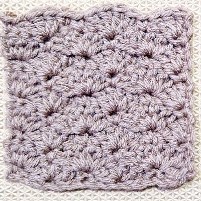 Crochet Closed Shell Stitch Tutorial - Project by rajiscrafthobby