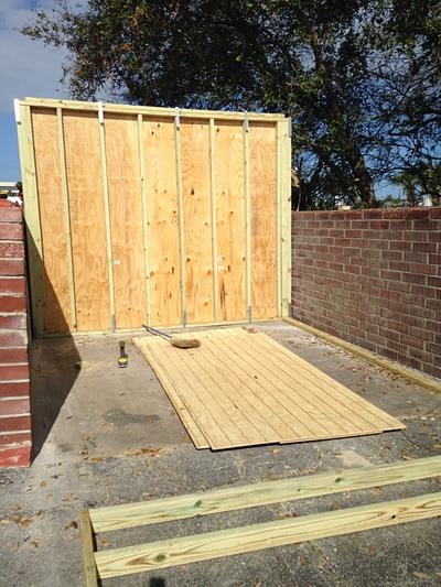 New storage shed. - Project by Angelo
