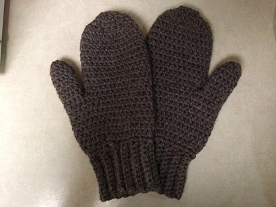 Wool Mittens for Dad - Project by Alana Judah