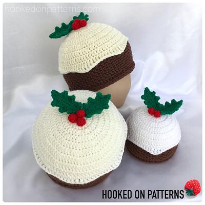 Christmas Pudding Beanie Hats - Project by Ling Ryan