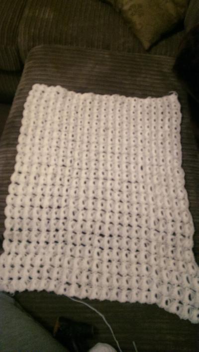 first baby shawl attempt - Project by maggie craig