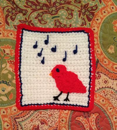 Birdy granny square - Project by Susan Isaac 