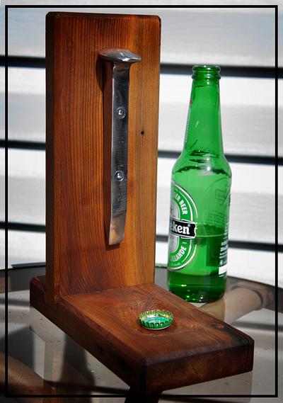 Table Top Bottle Opener - Project by Railway Junk Creations