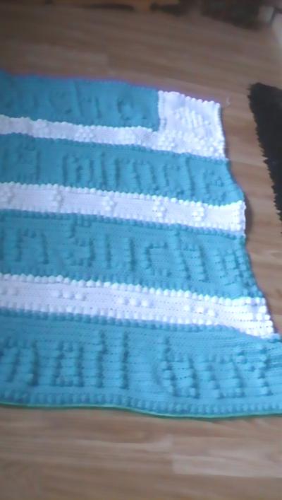 baby boy blanket - Project by amanda