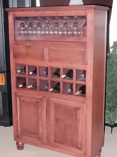 wine cabinet - Project by Canaan Woodworking
