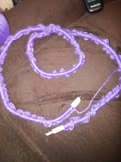 crochetl on phone cords - Project by Down Home Crochet