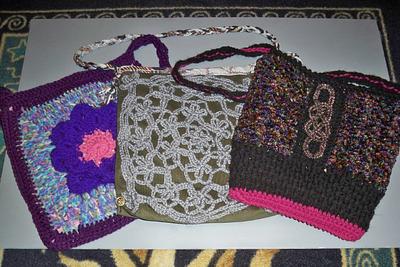Hand bags - Project by Stressedesserts Crochet
