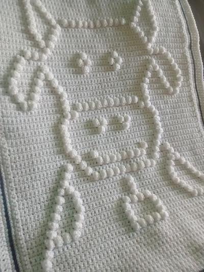 Crochet blanket baby cow - Project by ♥♥♥ CrochetingPrecious  ♥♥♥