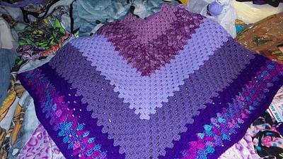 Purple Poncho II - Project by Kristi