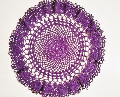 Easy Crochet Doily Free Pattern - Project by rajiscrafthobby