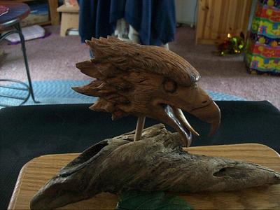 Eagle Head carving - Project by Rustic1