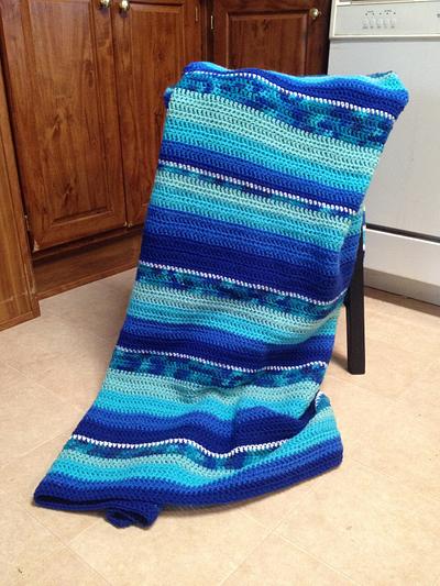 "Winter nights" afghan - Project by Kekemaree