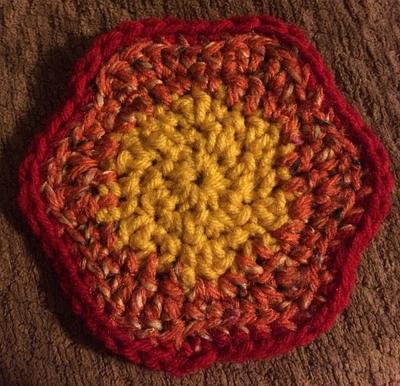 Sunny Coaster - Project by CrochetFarmer