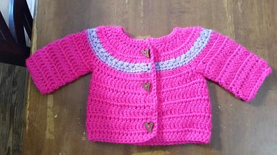 Baby Cardigan - Project by Kelly