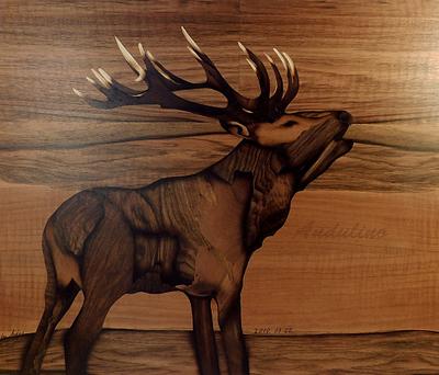 Deer marquetry - Project by Andulino
