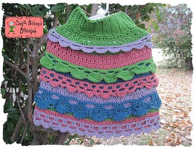 Autumn Crochet Poncho - Project by Heather Macias