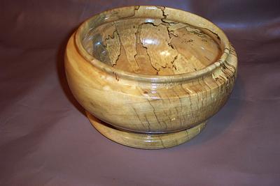 Spalted Maple Bowl  - Project by Wheaties  -  Bruce A Wheatcroft   ( BAW Woodworking) 