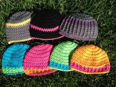 Donation Hats - Project by Aunty Bri's Crafts