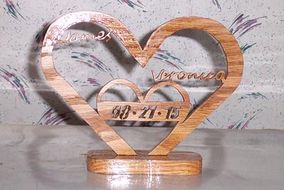 Wedding Heart  - Project by Wheaties  -  Bruce A Wheatcroft   ( BAW Woodworking) 